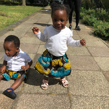 Load image into Gallery viewer, Eno - African Ankara Skirt and Bow set