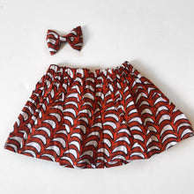Load image into Gallery viewer, Makena - Ankara Skirt and Bow Set
