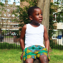 Load image into Gallery viewer, Kai - Ankara Tropical Print Shorts

