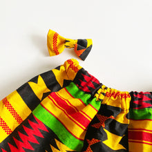 Load image into Gallery viewer, Ashanti - African Print Skirt and Bow Set
