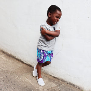 Jibade - Ankara Print Shorts