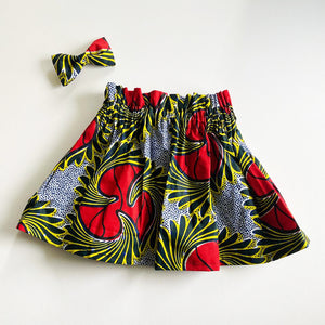 Abla - African Print High Waisted Skirt