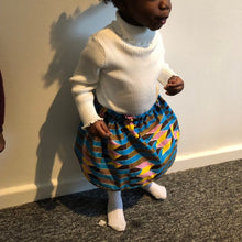 Load image into Gallery viewer, Thema - African Kente Skirt and Bow Set
