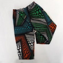 Load image into Gallery viewer, Gowon - Geometric Spotty African Print Unisex Slim Fit Trousers
