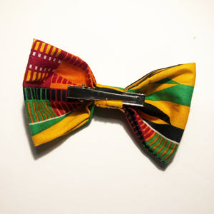Addae - African Kente Print Hair Bow