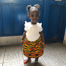 Load image into Gallery viewer, Addae - African Kente Print Hair Bow
