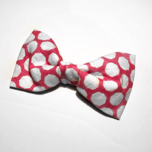 Freya - Polka Dot Print Hair Bow