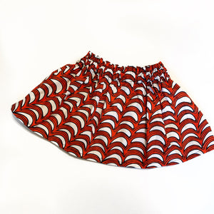 Makena - Ankara Skirt and Bow Set