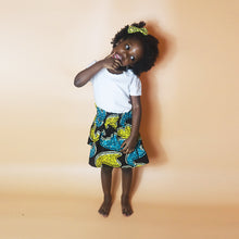Load image into Gallery viewer, Eno - African Ankara Skirt and Bow set
