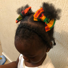 Load image into Gallery viewer, Addae - African Kente Print Hair Bow
