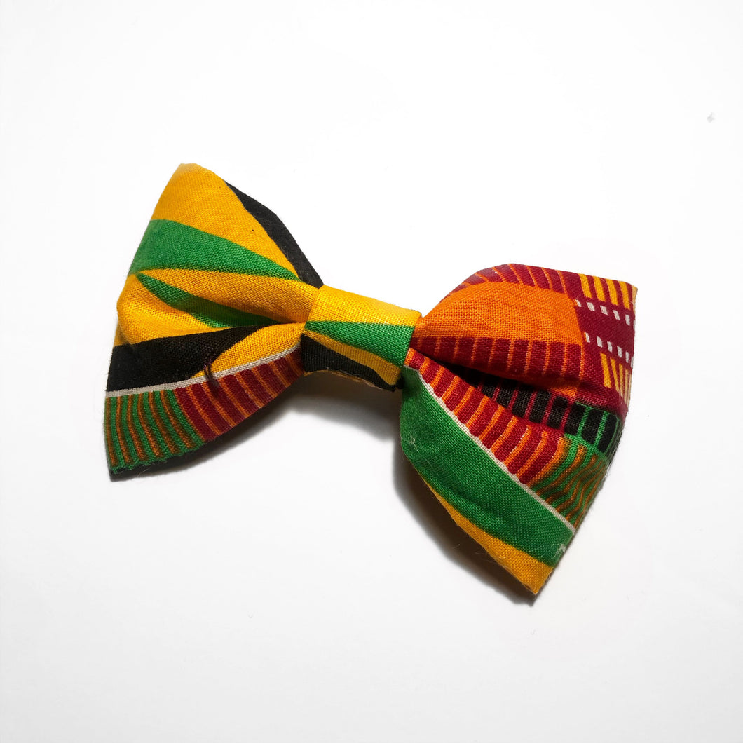 Addae - African Kente Print Hair Bow