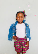 Load image into Gallery viewer, Urbi- African Print Skirt and Bow Set

