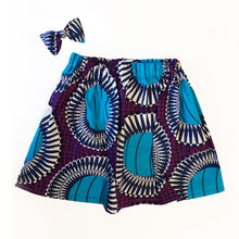 Load image into Gallery viewer, Jibade - Ankara Print Girl Skirt and Bow Set
