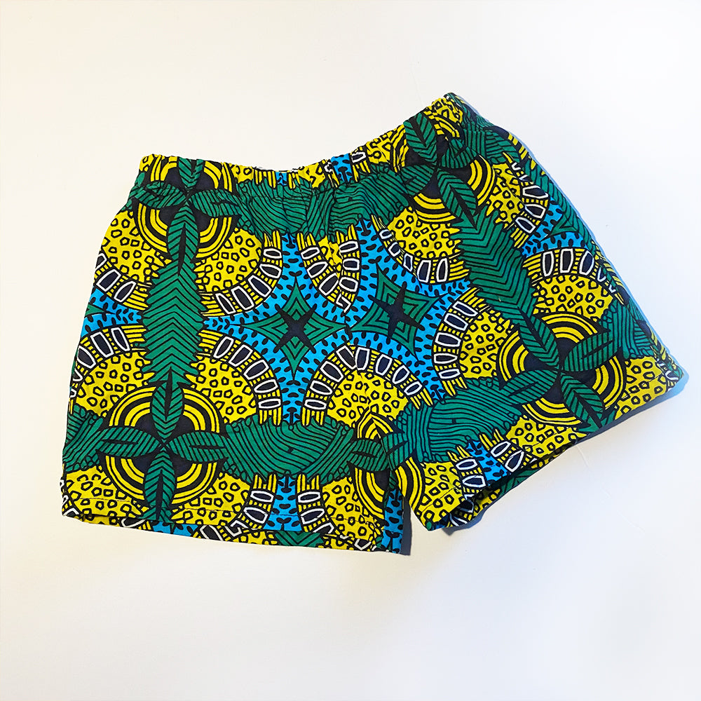 Kai - Ankara Tropical Print Shorts