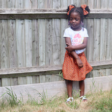 Load image into Gallery viewer, Sika - African Print Skirt and Bow
